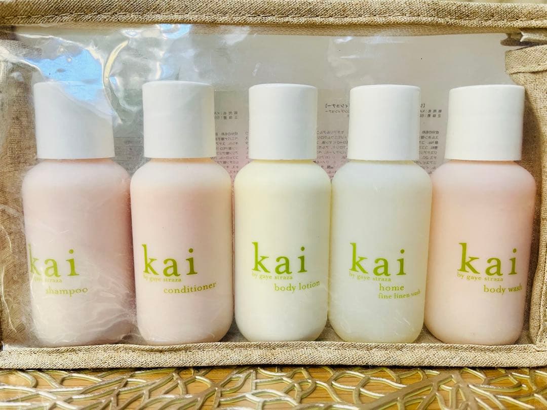 kai トラベルセット シャンプー コンディショナー ボディローションウォッシュ