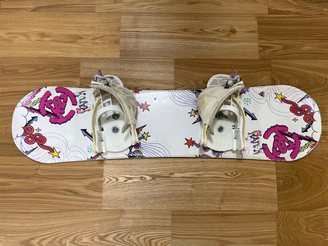 k2 キッズ　スノーボード板　ビンディング　2点セット　ケース付き　90