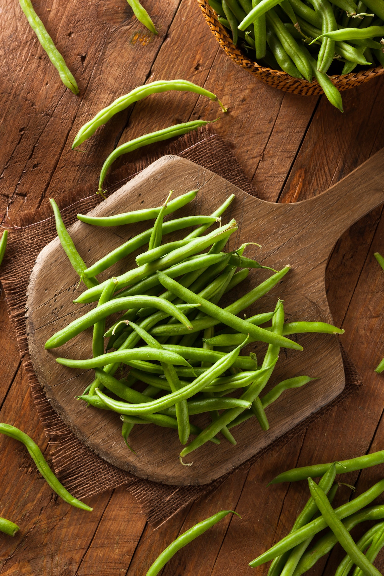 Raw Organic Green Beans